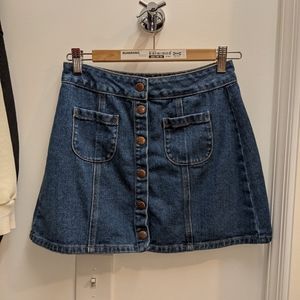 Brandy Melville Jean Skirt